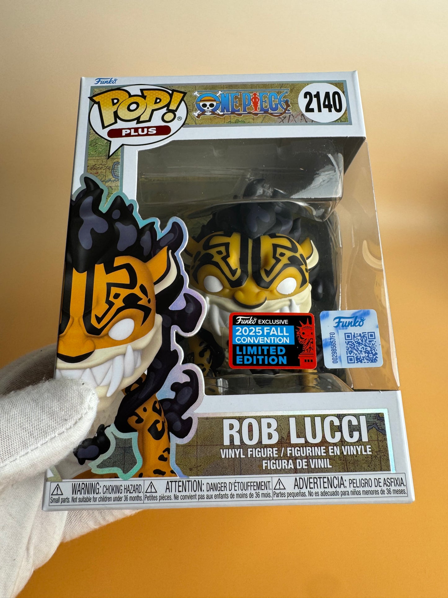 Funko Pop Plus One Piece #2140 Rob Lucci (2025 Fall Convention Limited Edition)
