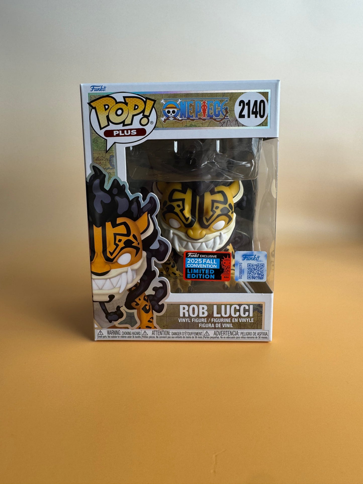 Funko Pop Plus One Piece #2140 Rob Lucci (2025 Fall Convention Limited Edition)
