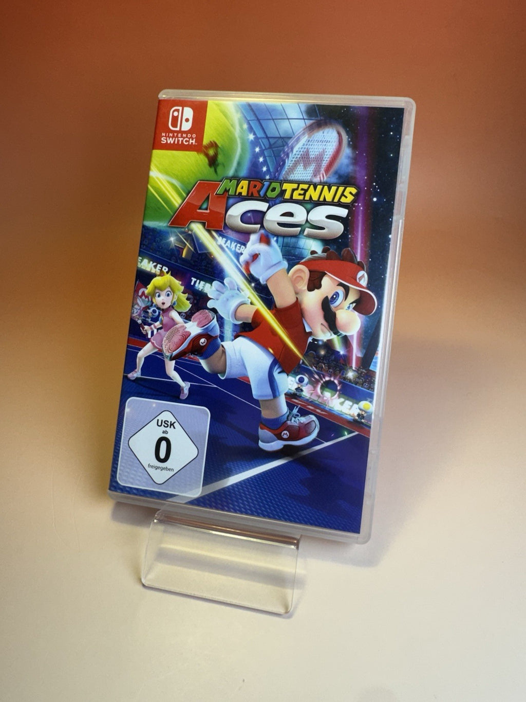 Nintendo Switch | Mario Tennis Aces | Komplett Mit Hülle | Sehr Gut