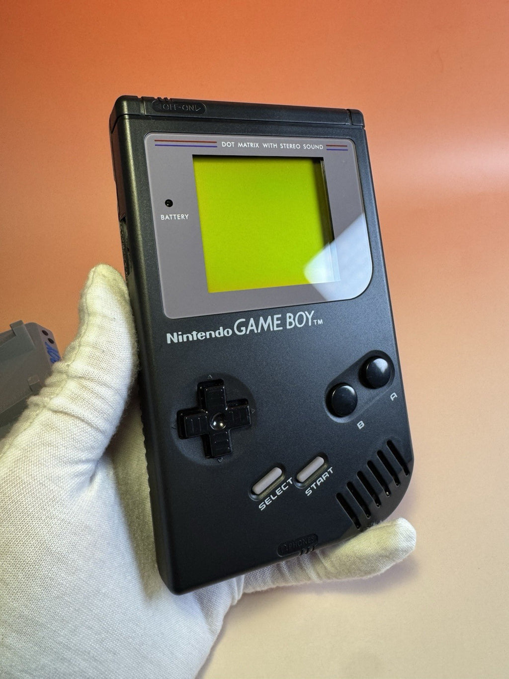 Nintendo Game Boy Classic | Schwarz  | Glas Display | Zustand A+