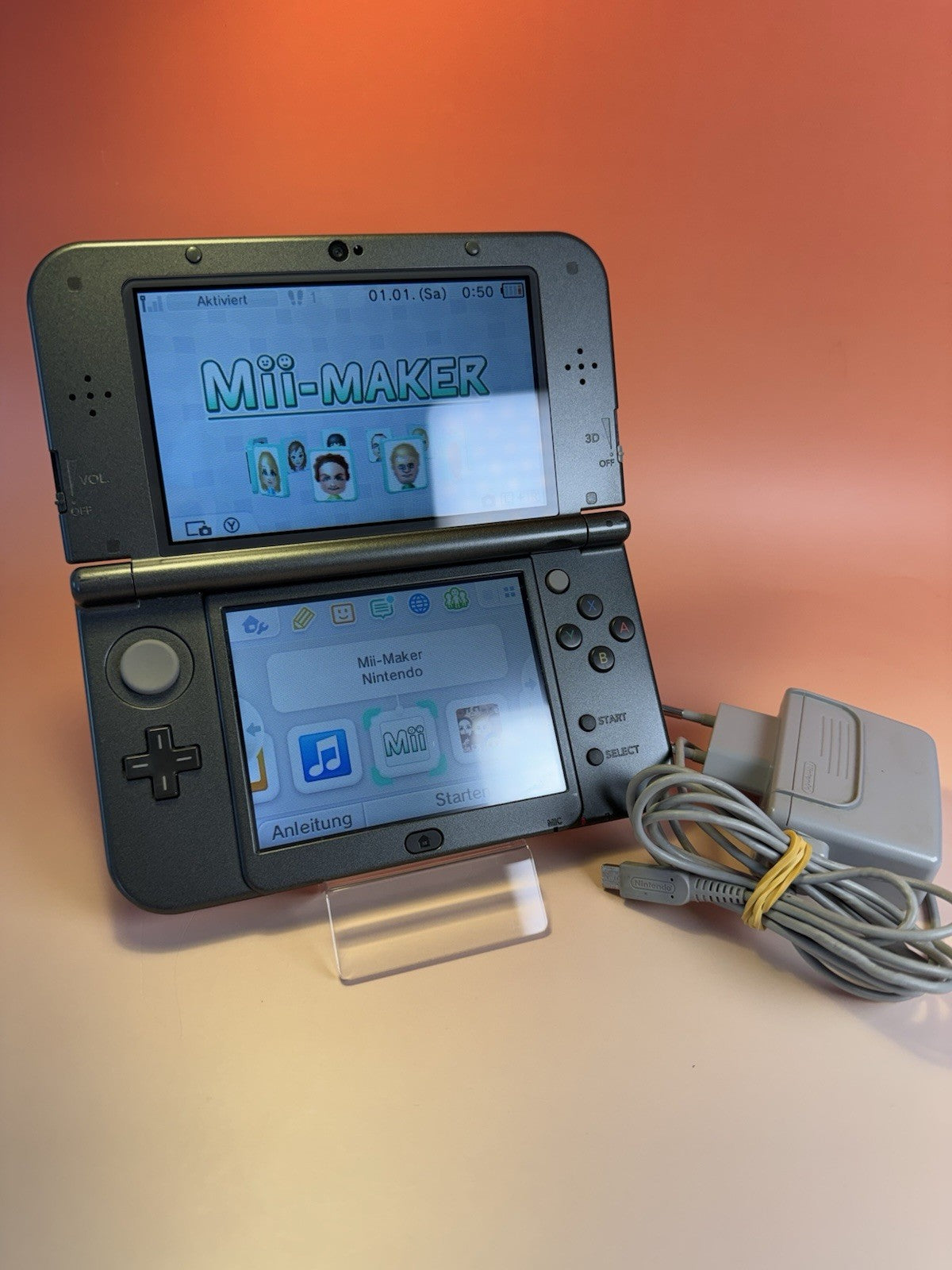New Nintendo 3DS XL | Schwarz |Top IPS | Zustand B