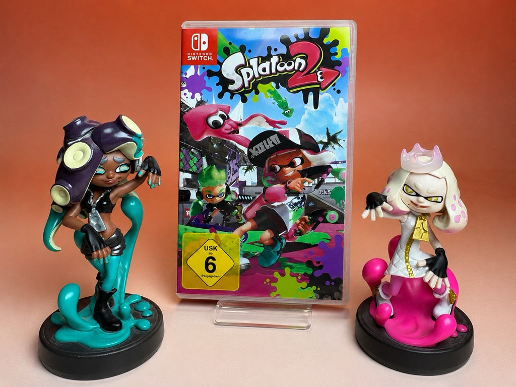Nintendo Switch Splatoon 2 + amiibo Pearl & Marina Bundle