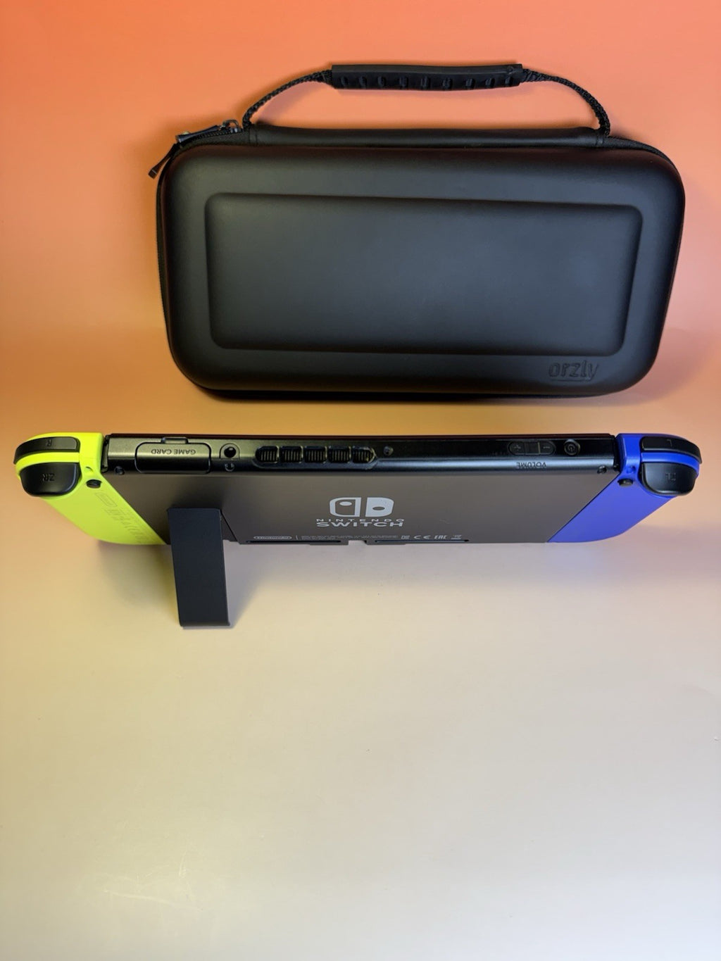 Nintendo Switch | Blau / Neon Gelb Joy-Con | Zustand A