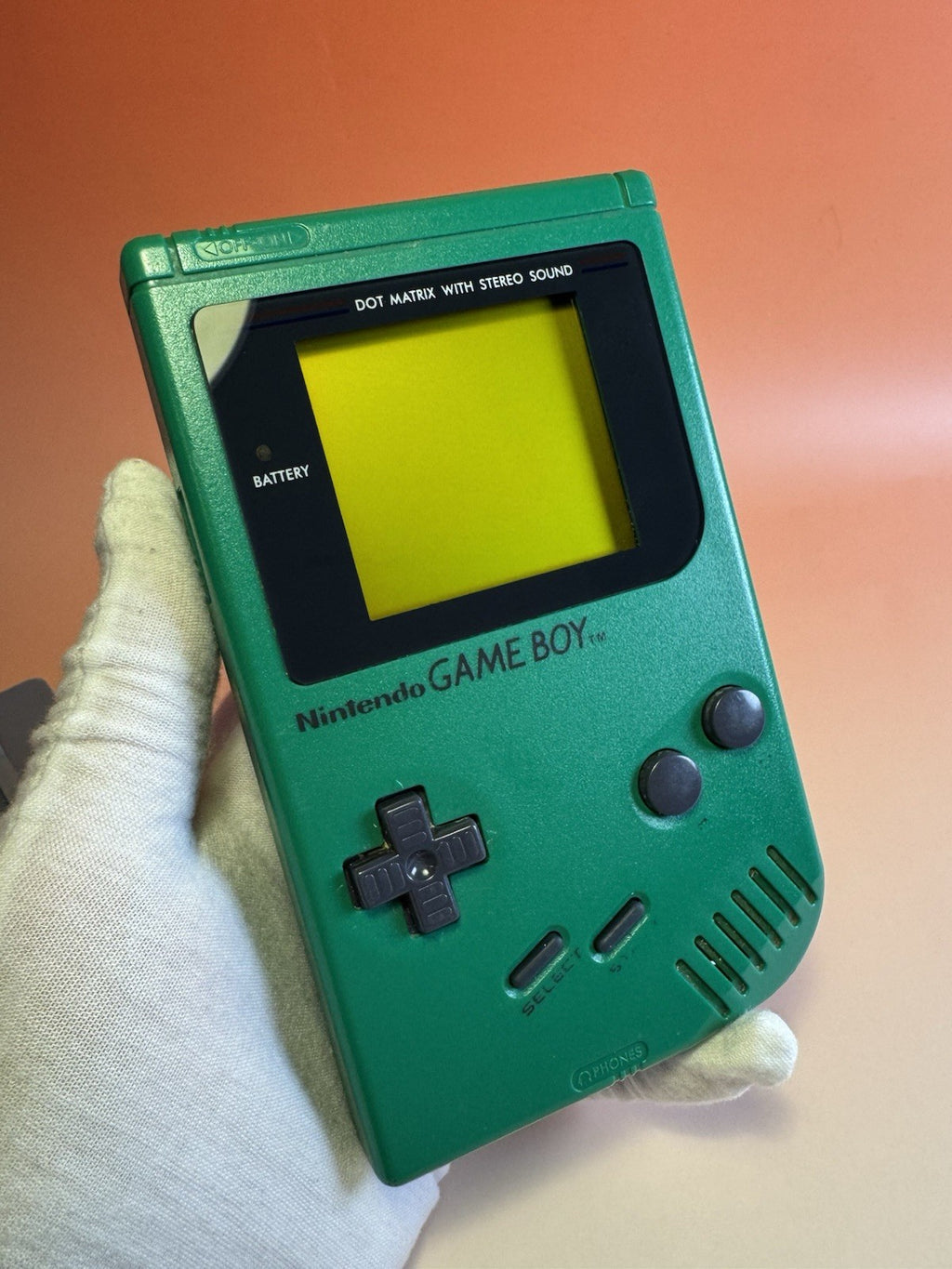 Nintendo Game Boy Classic DMG-01 Grün | Glas Display | Zustand A