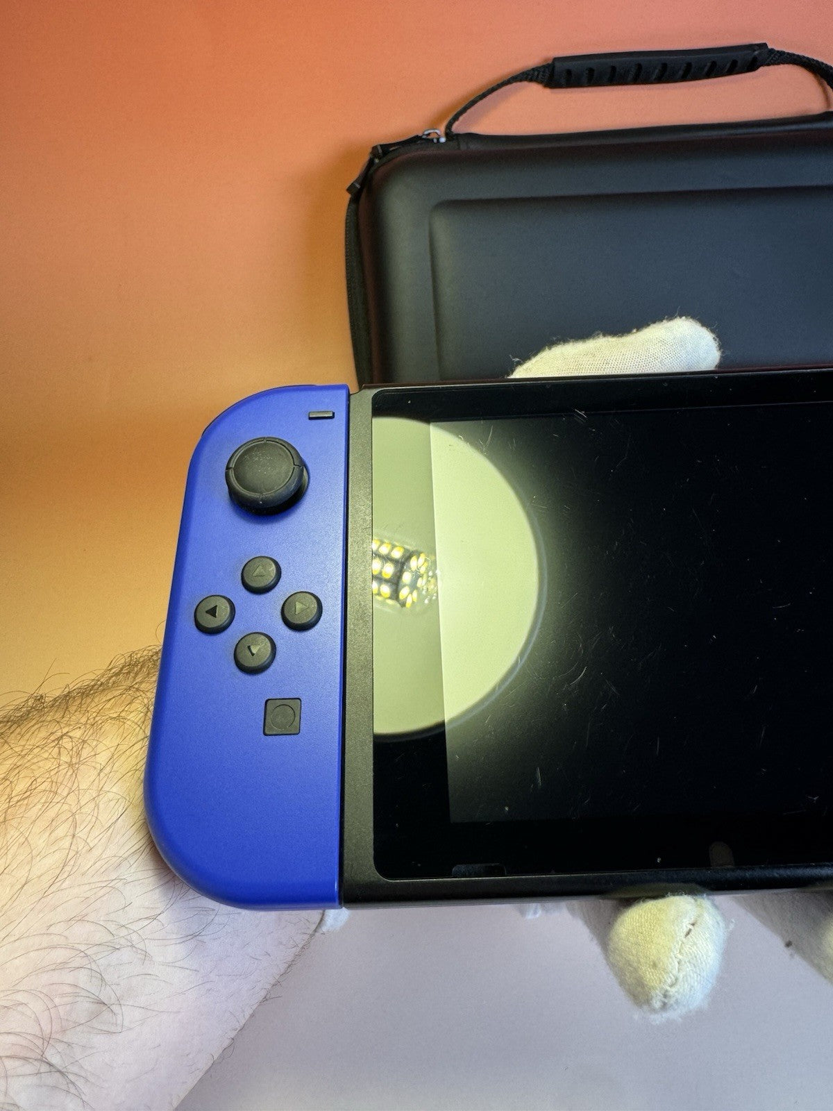 Nintendo Switch | Blau / Neon Gelb Joy-Con | Zustand A