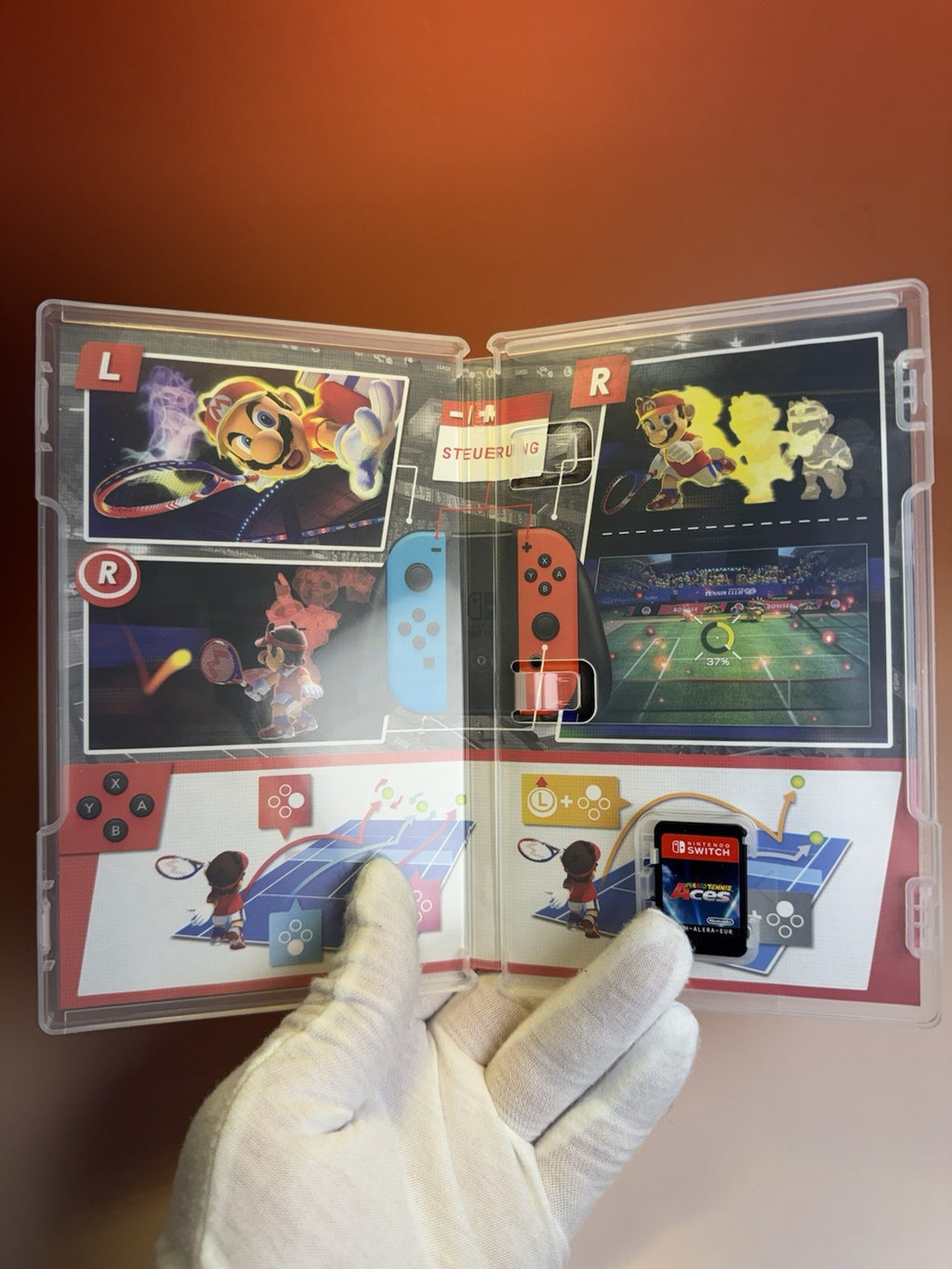 Nintendo Switch | Mario Tennis Aces | Komplett Mit Hülle | Sehr Gut