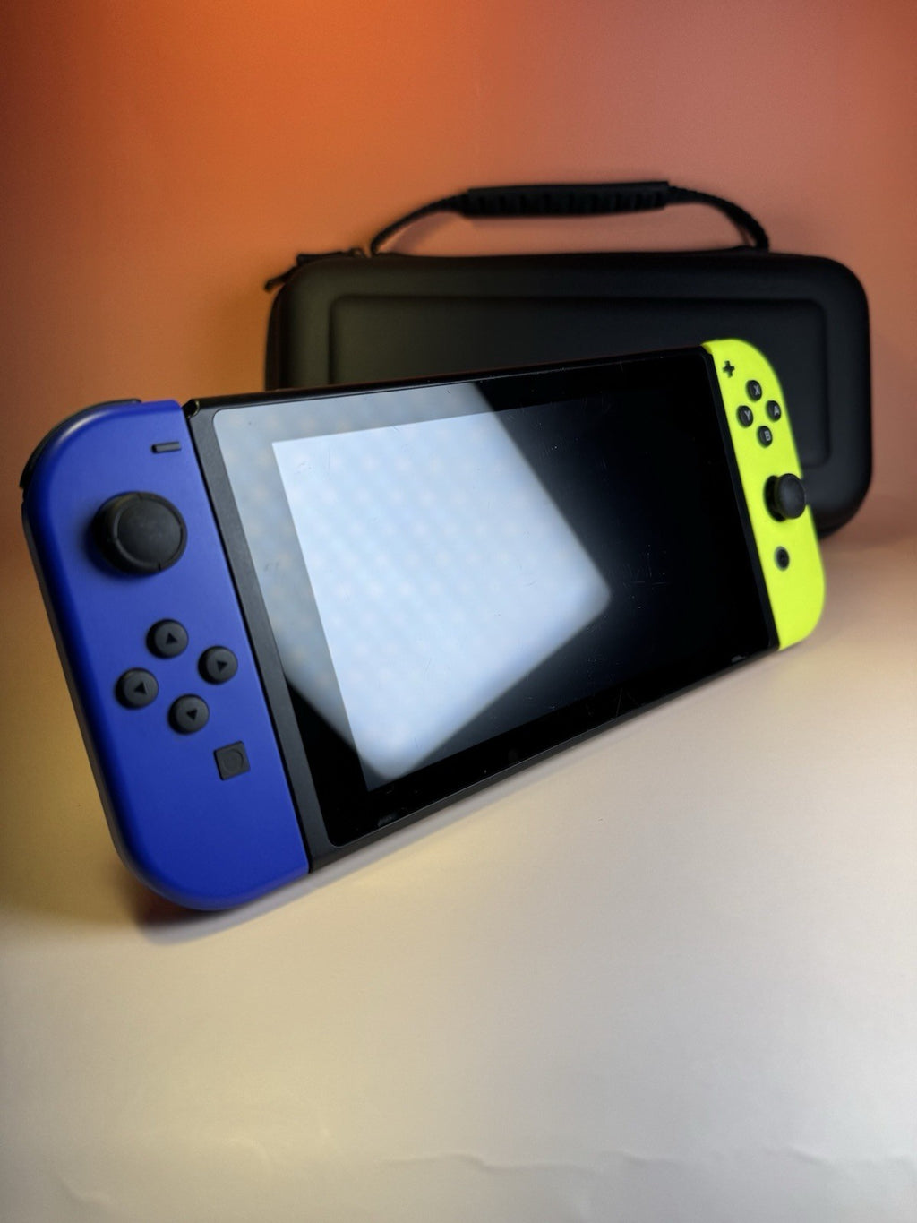 Nintendo Switch | Blau / Neon Gelb Joy-Con | Zustand A