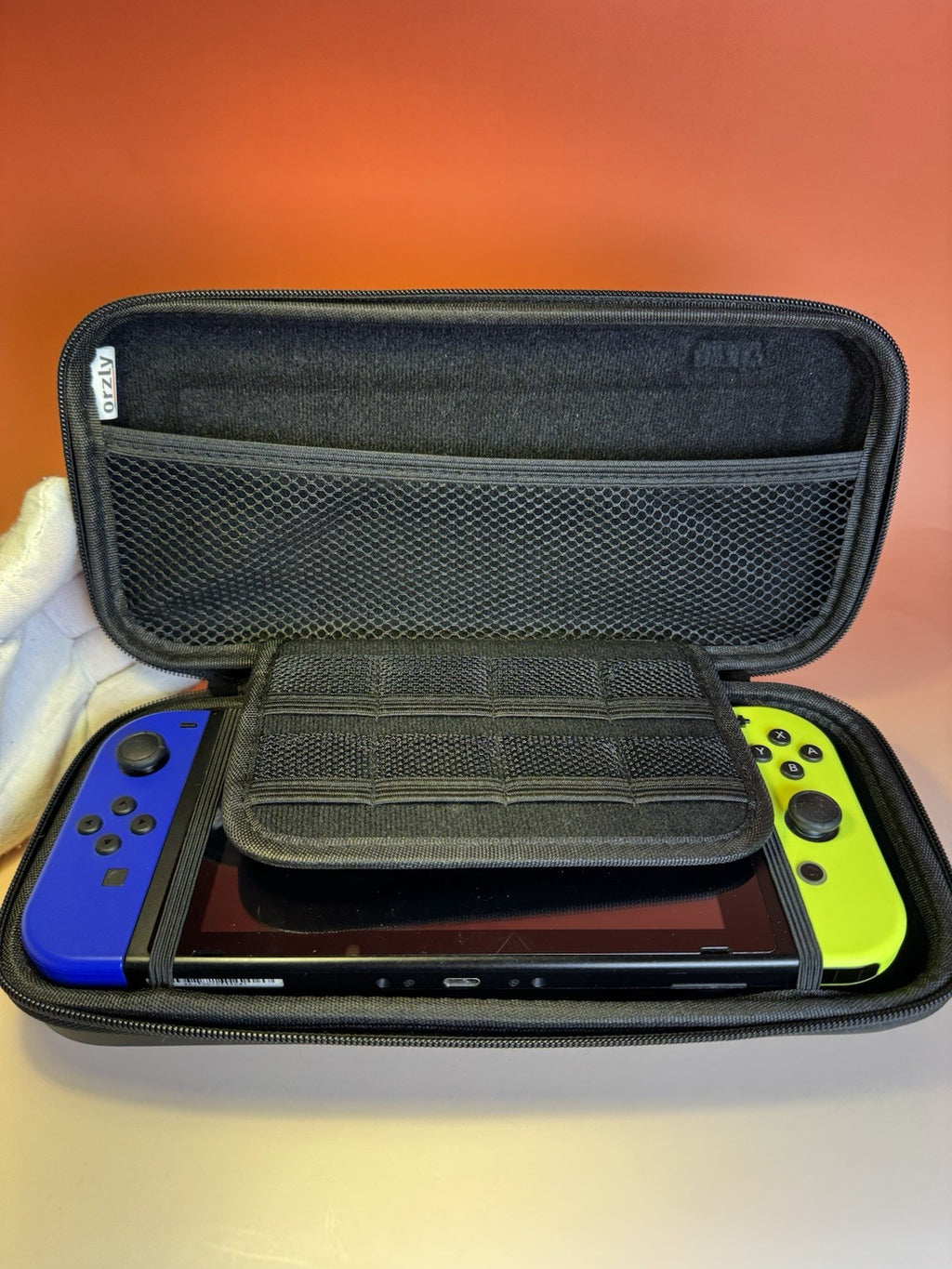 Nintendo Switch | Blau / Neon Gelb Joy-Con | Zustand A