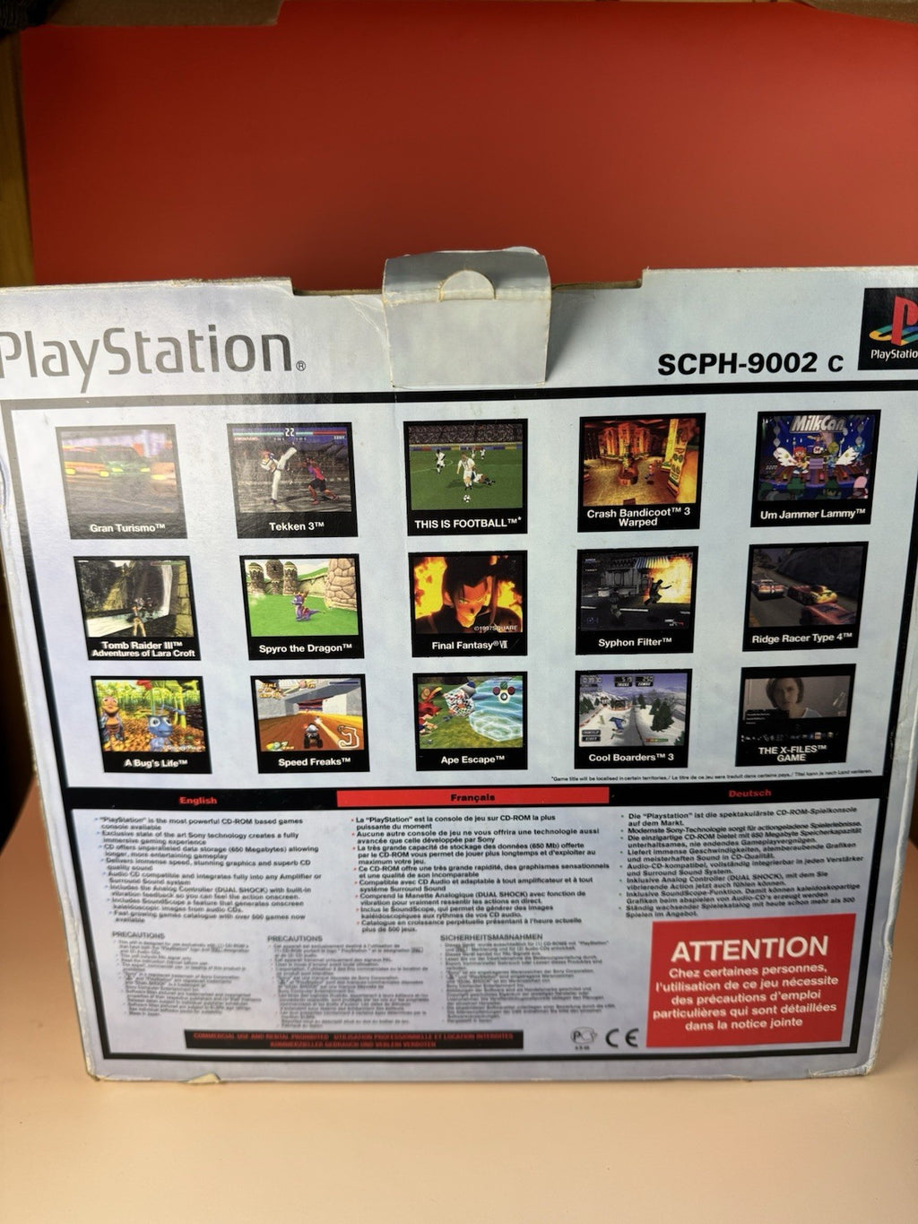 Sony PlayStation 1 SCPH-9002 | PAL | DualShock | OVP | Zustand A+