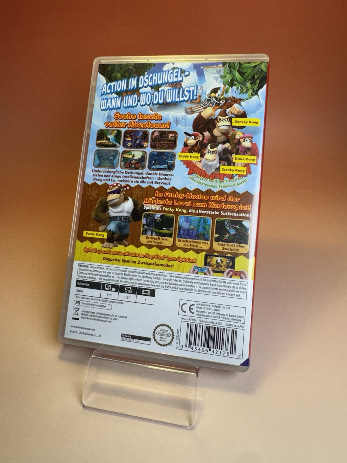 Nintendo Switch | Donkey Kong Country Tropical Freeze | Komplett Mit Hülle