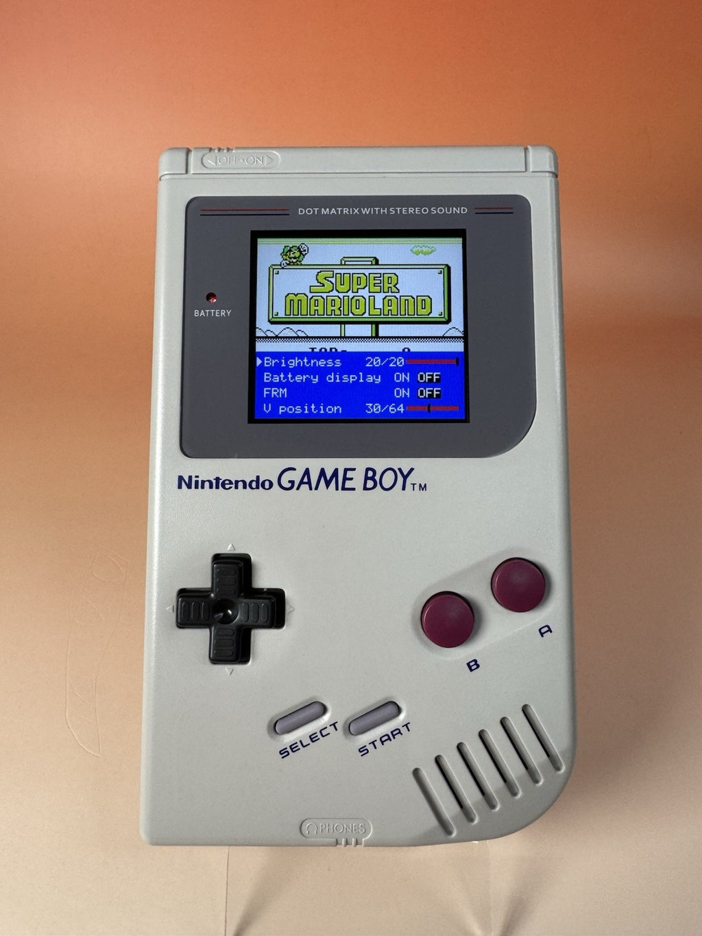 Nintendo Game Boy Classic DMG-01 | IPS V5 Ultra Mod | 36 Farbmodi | OSD Menü |