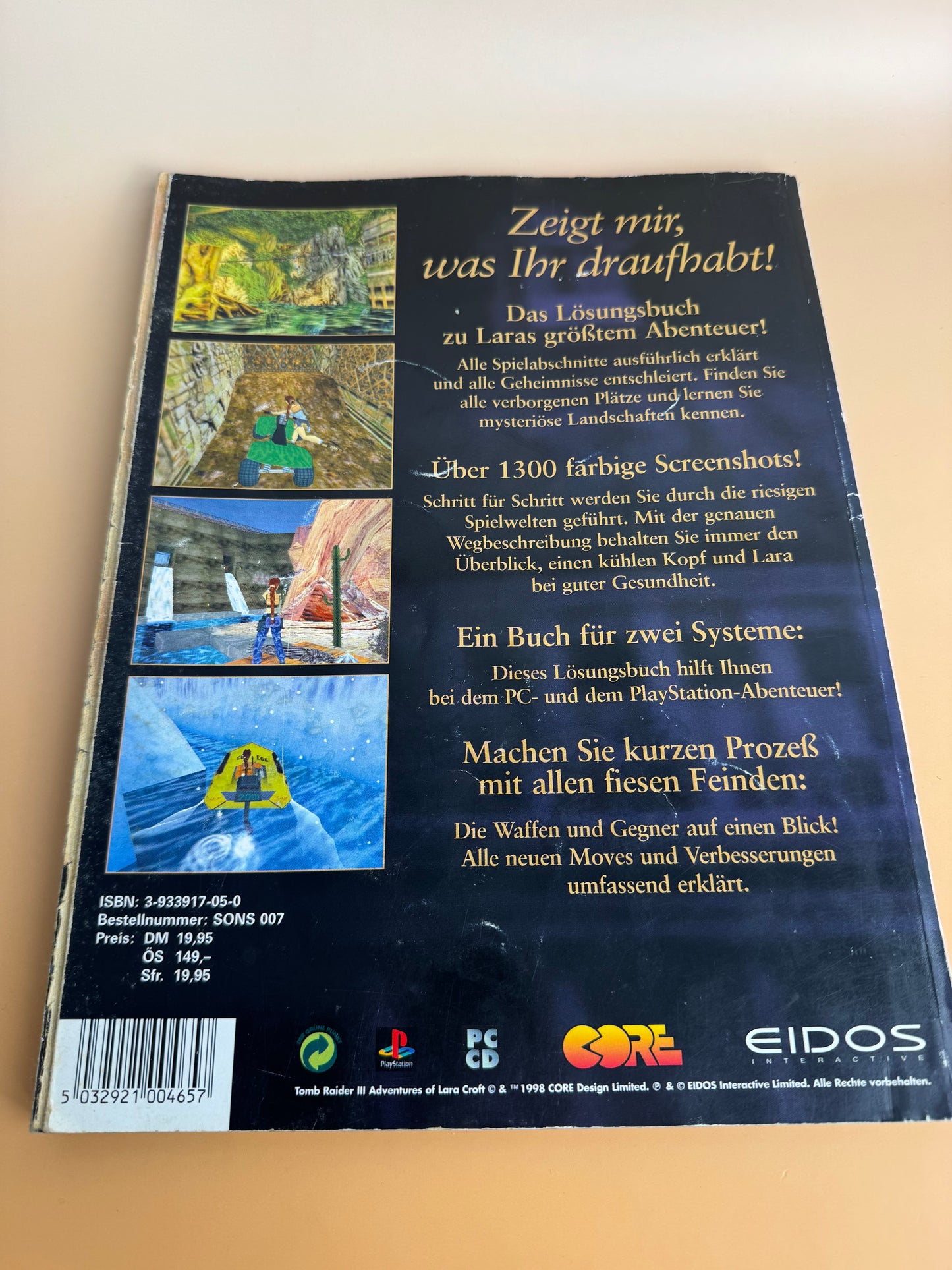 Tomb Raider III | Offizielles Lösungsbuch | PlayStation 1