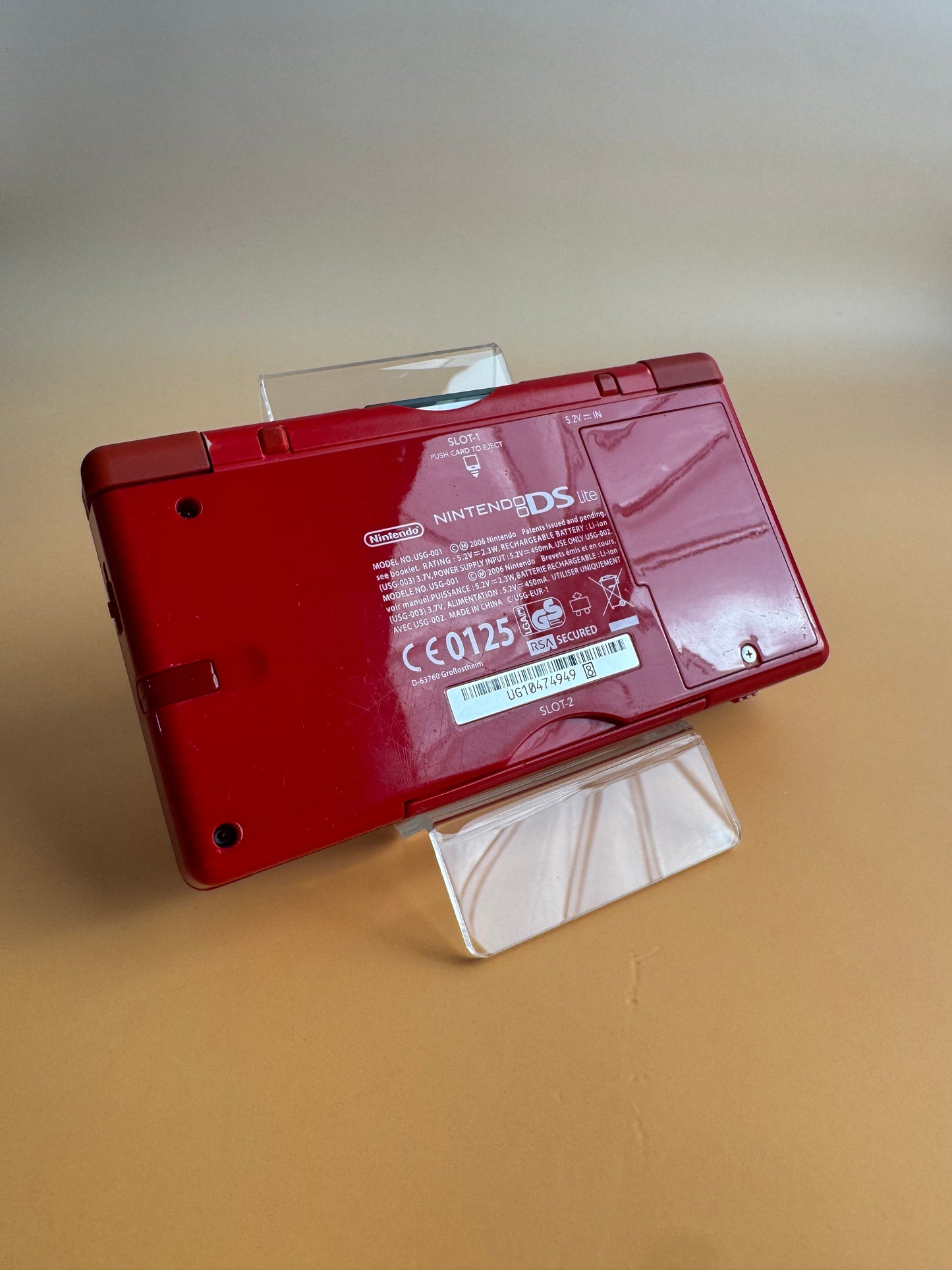 Nintendo DS Lite Rot (Mario Design) | A