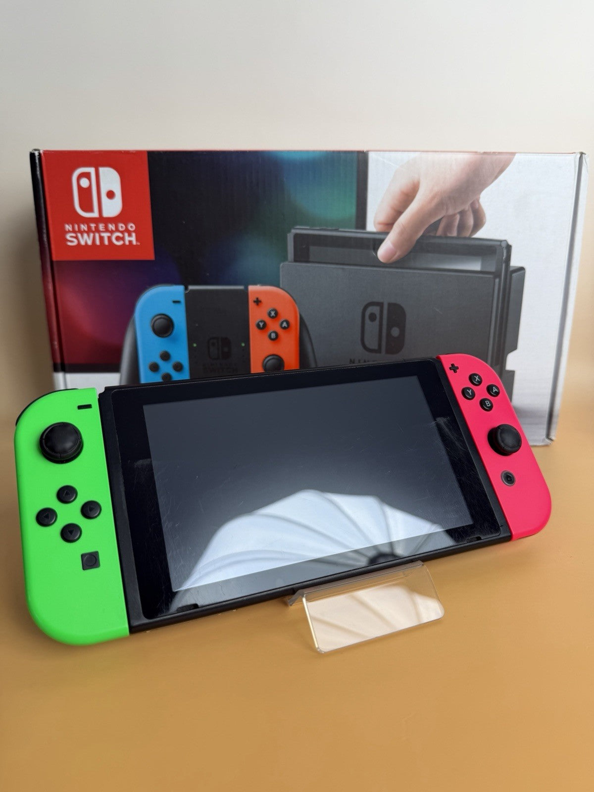 Nintendo Switch Neon-Rot/Neon-Grün | CIB | OVP | Vollständig | Zustand B