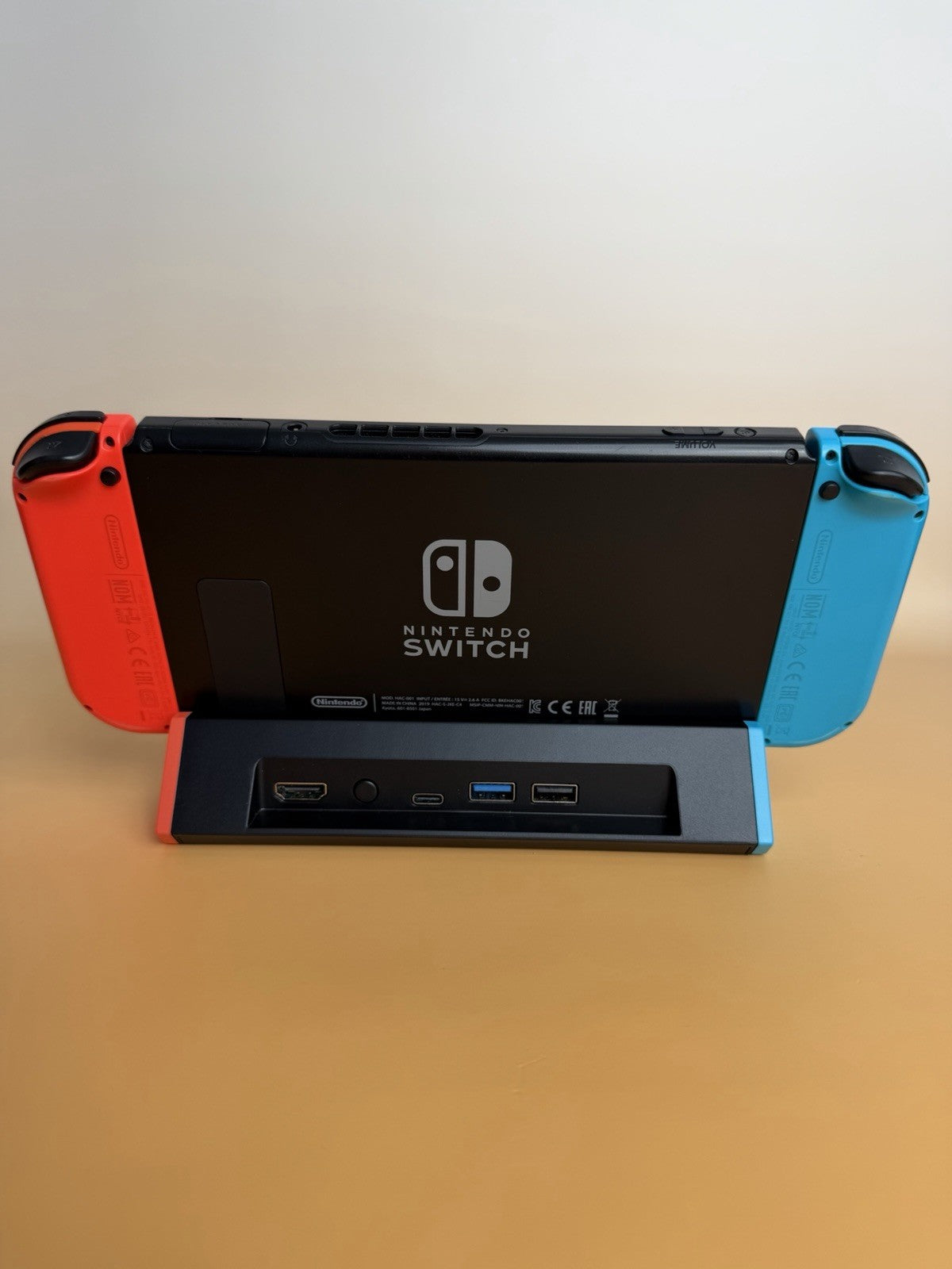 Nintendo Switch | Neon Blau & Neon Rot | Zustand B