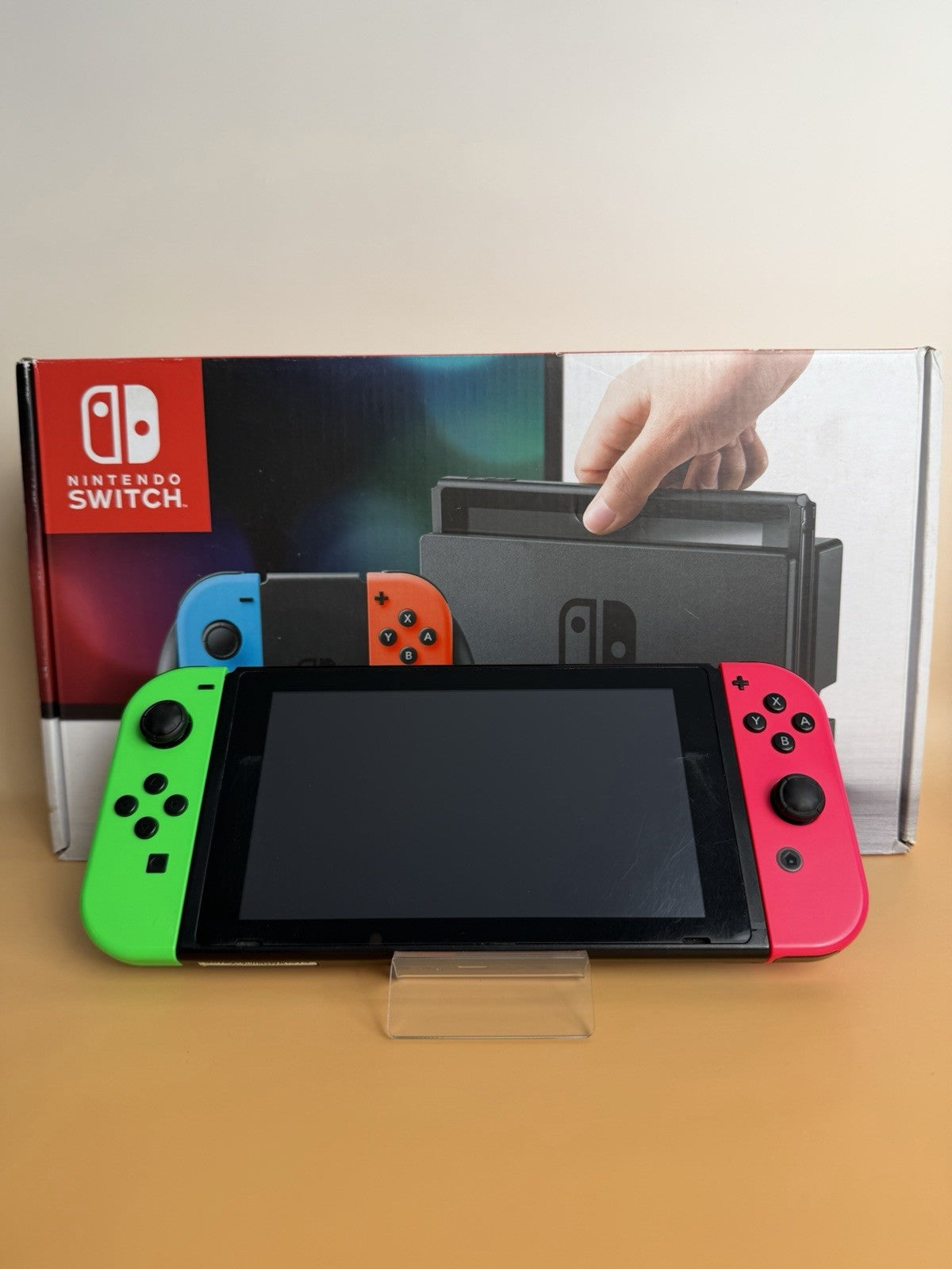 Nintendo Switch Neon-Rot/Neon-Grün | CIB | OVP | Vollständig | Zustand B