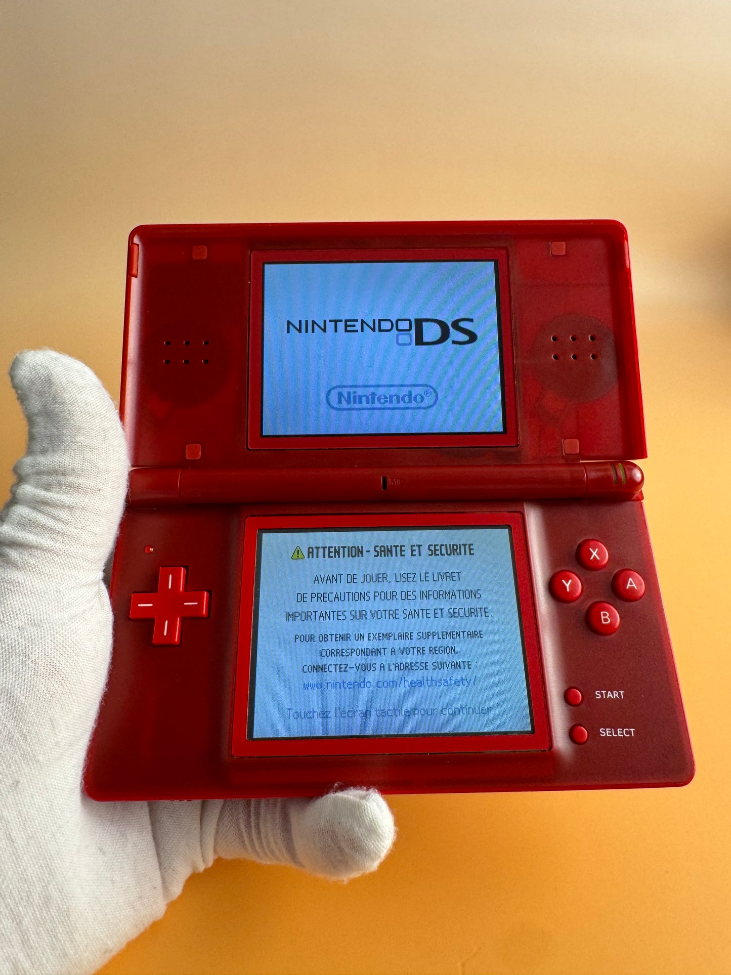 Nintendo DS Lite Rot (Mario Design) | A