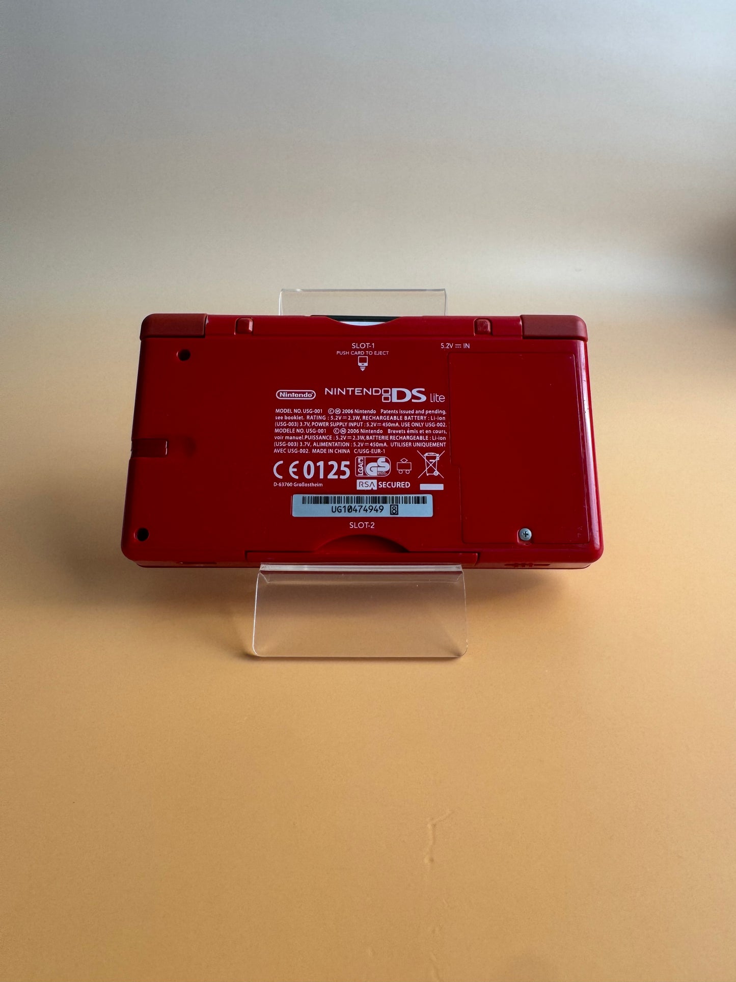 Nintendo DS Lite Rot (Mario Design) | A