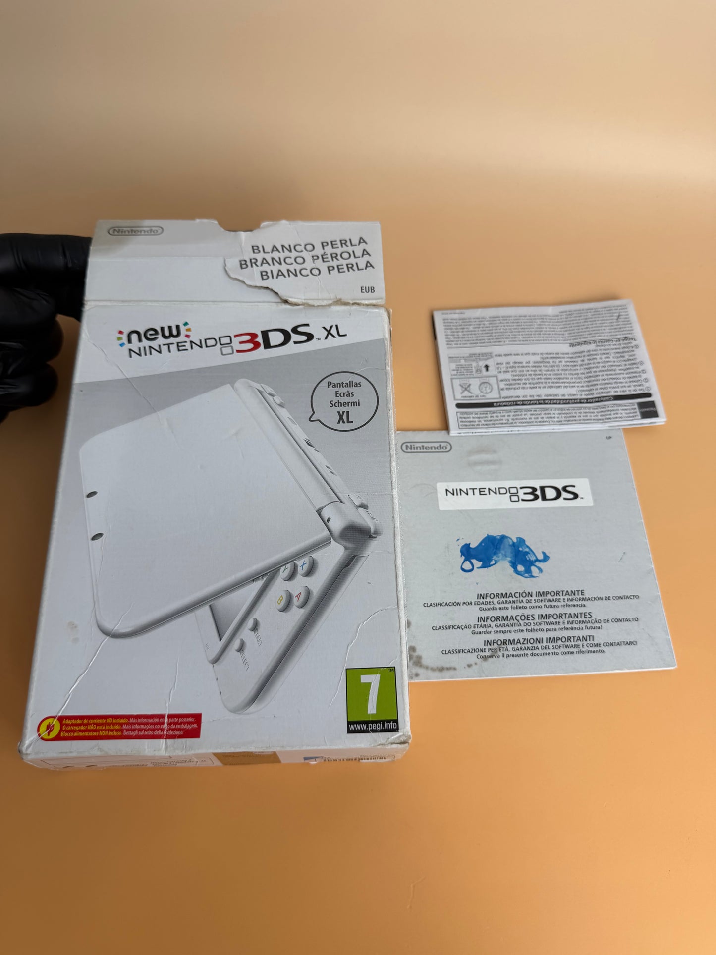 Nintendo New 3DS XL Weiß Pearl | Top IPS | OVP | Zustand A
