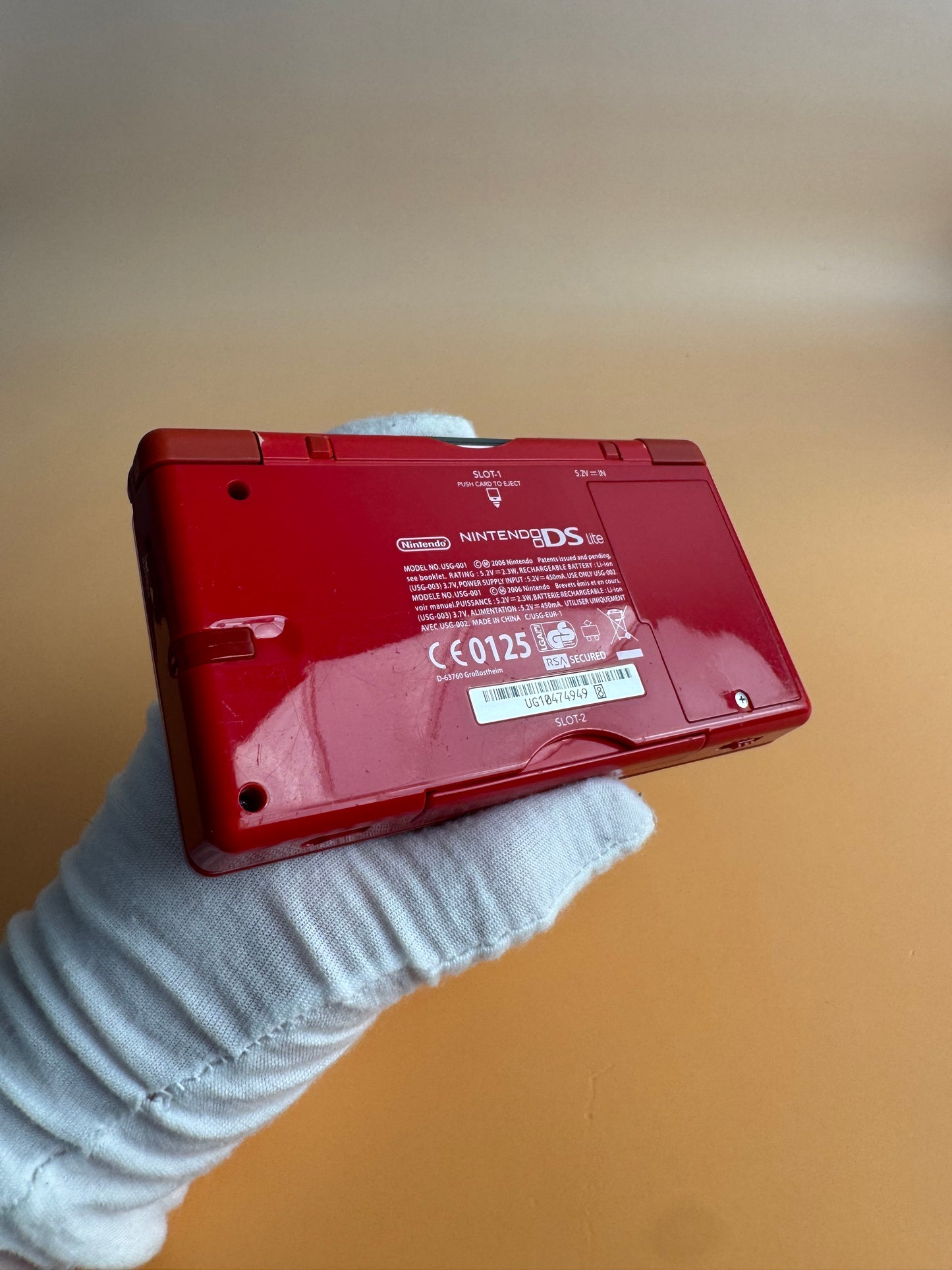 Nintendo DS Lite Rot (Mario Design) | A