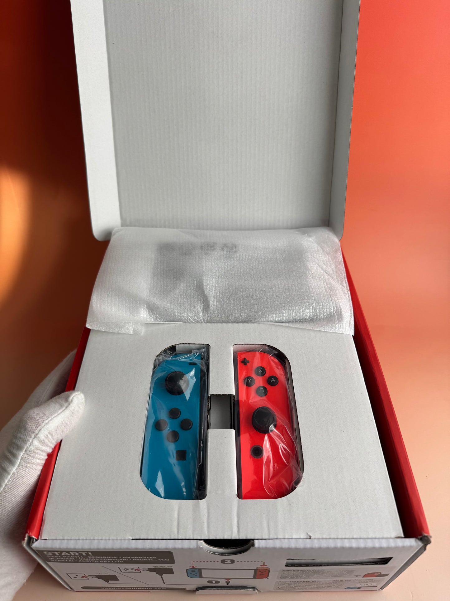 Nintendo Switch OLED | Rot / Blau | CiB OVP | Zustand A+