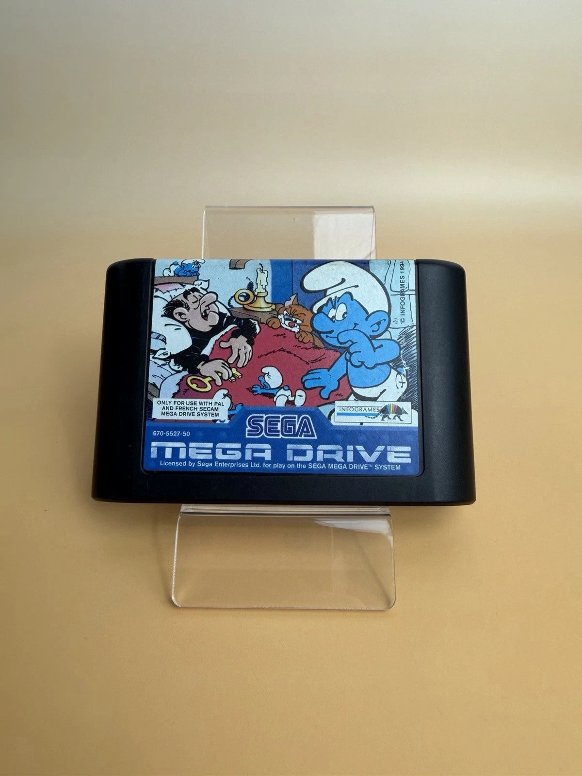 Die Schlümpfe | The Smurfs | SEGA Mega Drive | Spielmodul | – Bild 1